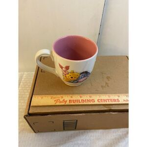 Disney Store Winnie‎ Pooh Piglet Eeyore coffee mug cup 24oz